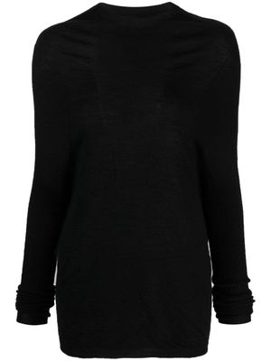 Rick Owens Crater Knit cashmere jumper - Black