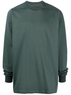 Rick Owens crew neck cotton sweatshirt - Green