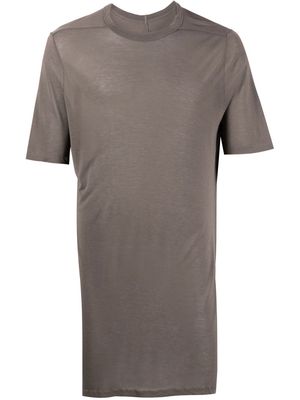Rick Owens crew neck long-length T-shirt - Brown