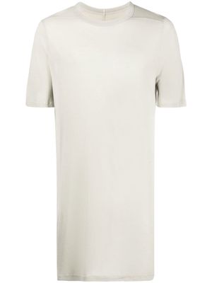 Rick Owens crew neck long-length T-shirt - Neutrals