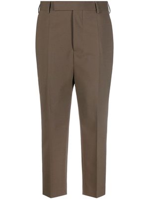 Rick Owens cropped-leg trousers - Brown