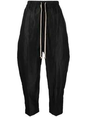 Rick Owens cropped tapered trousers - Black