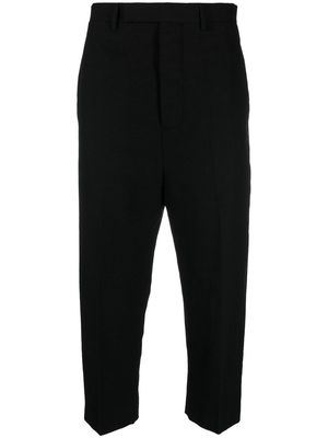 Rick Owens cropped wool trousers - Black