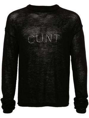 Rick Owens Cunty virgin wool jumper - Black