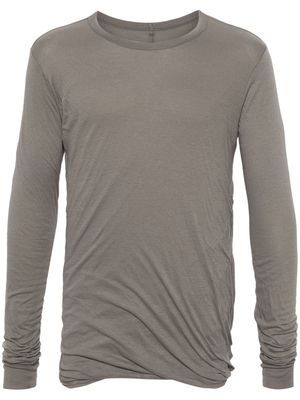 Rick Owens Double T long-sleeve T-shirt - Grey