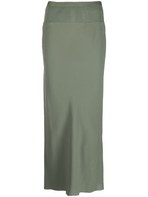 Rick Owens draped-detail skirt - Green