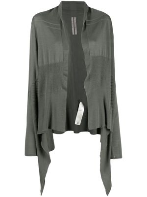 Rick Owens draped knitted cardigan - Green