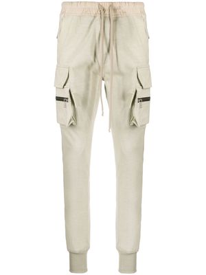 Rick Owens drawstring cargo track pants - Neutrals