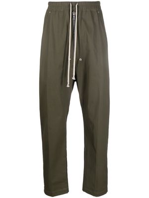 Rick Owens drawstring cotton trousers - Green