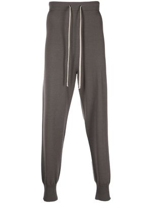 Rick Owens drawstring drop-crotch trousers - Grey