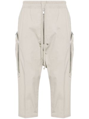 Rick Owens drawstring-fastening cropped trousers - Neutrals