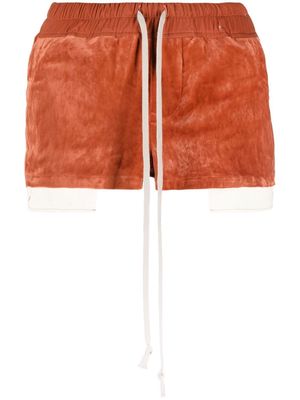 Rick Owens drawstring fastening shorts - Orange