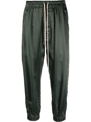 Rick Owens drawstring tapered trousers - Green