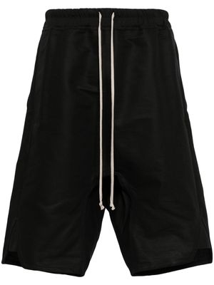 Rick Owens drawstring-waist cotton shorts - Black