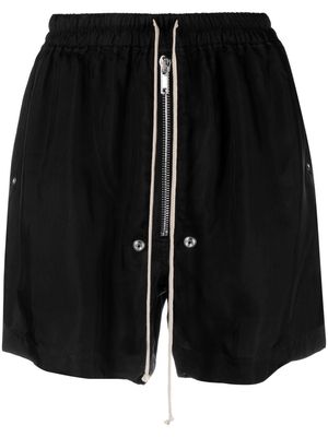 Rick Owens drawstring-waist deck shorts - Black