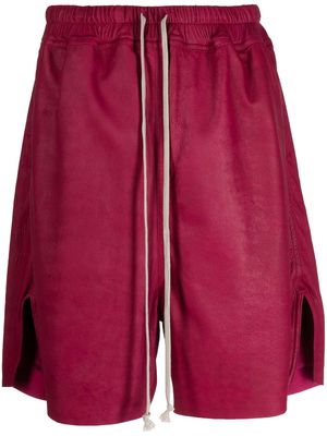 Rick Owens drawstring-waist shorts - Red