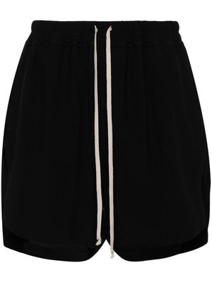 Rick Owens drawstring-waist side-slit shorts - Black