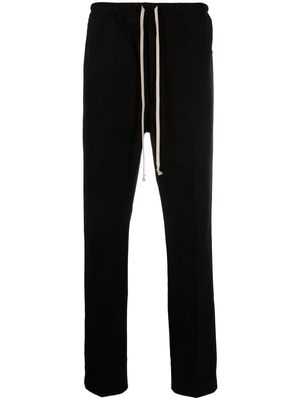 Rick Owens drawstring-waist straight-leg trousers - Black