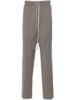 Rick Owens drawstring-waist straight-leg trousers - Grey
