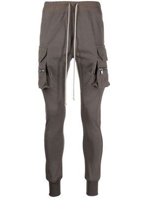 Rick Owens drawstring-waist tapered trousers - Brown