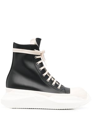 Rick Owens DRKSHDW Abstract chunky high-top sneakers - Black