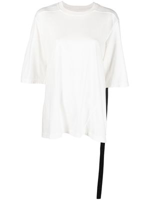 Rick Owens DRKSHDW bias-cut cotton T-shirt - White