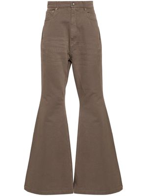 Rick Owens DRKSHDW Bolan high-rise bootcut jeans - Brown