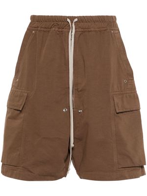 Rick Owens DRKSHDW Cargobela cotton bermuda shorts - Brown