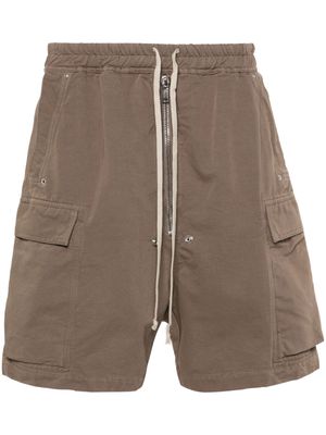 Rick Owens DRKSHDW Cargobela cotton bermuda shorts - Grey