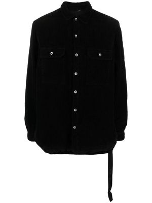 Rick Owens DRKSHDW corduroy cotton shirt jacket - Black