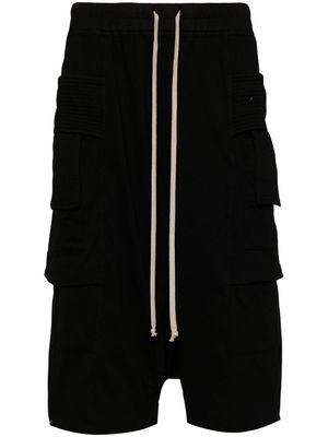 Rick Owens DRKSHDW cotton cargo shorts - Black