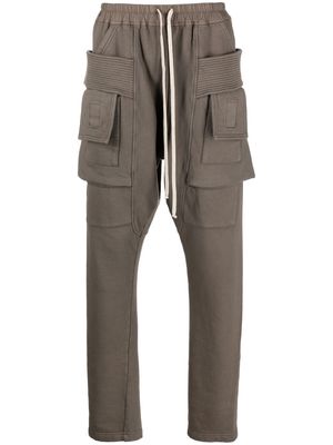 Rick Owens DRKSHDW cotton cargo trousers - Brown