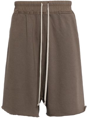 Rick Owens DRKSHDW cotton drop-crotch shorts - Neutrals