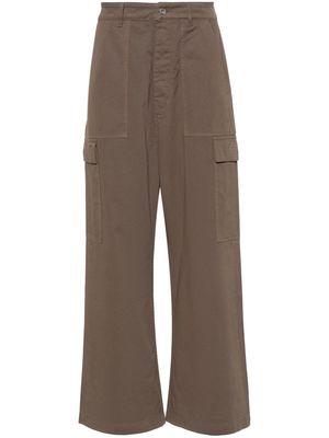 Rick Owens DRKSHDW cotton straight cargo pants - Brown