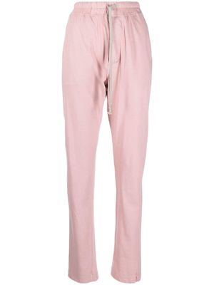Rick Owens DRKSHDW cotton track pants - Pink