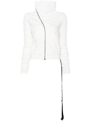 Rick Owens DRKSHDW cotton zipped top - White