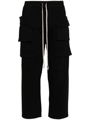 Rick Owens DRKSHDW Creatch cropped track pants - Black