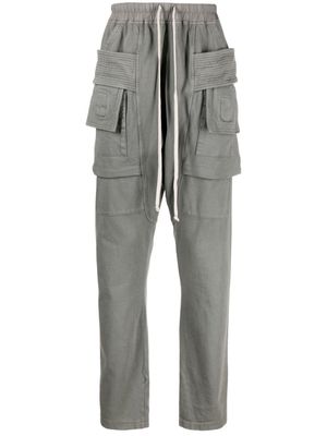 Rick Owens DRKSHDW Creatch drawstring cargo trousers - Grey