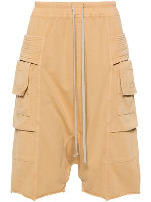 Rick Owens DRKSHDW Creatch Pods drop-crotch shorts - Yellow