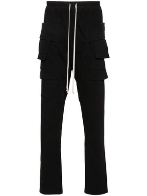 Rick Owens DRKSHDW Creatch tapered cargo trousers - Black