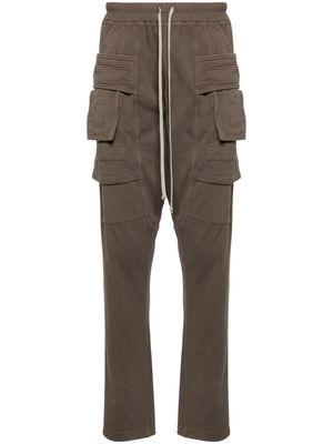 Rick Owens DRKSHDW Creatch tapered cargo trousers - Brown