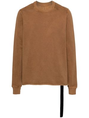 Rick Owens DRKSHDW crew-neck organic-cotton sweatshirt - Brown