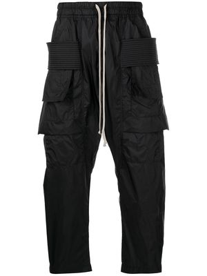 Rick Owens DRKSHDW cropped cargo trousers - Black
