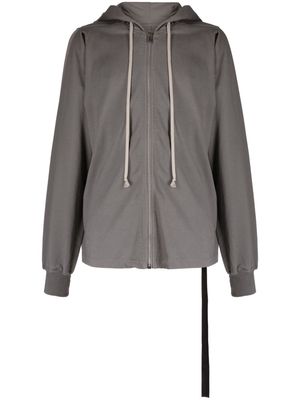 Rick Owens DRKSHDW cut-out hooded jacket - Grey