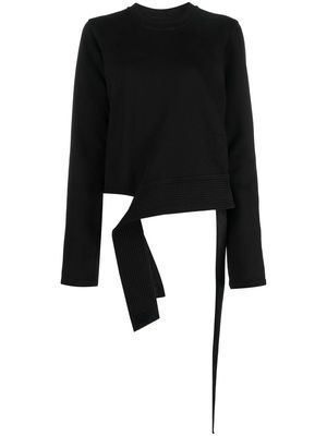 Rick Owens DRKSHDW Cotton Wide-sleeve Draped T-shirt in Black Save 58% Womens Clothing Tops T-shirts 