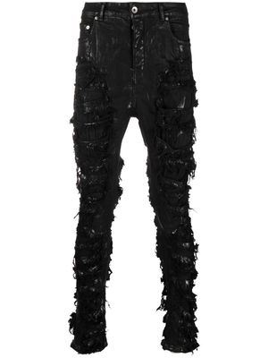 Rick Owens DRKSHDW distressed skinny jeans - Black