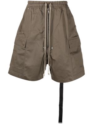 Rick Owens DRKSHDW drawstring cargo shorts - Grey