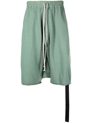 Rick Owens DRKSHDW drawstring-fastening waistband shorts - Green