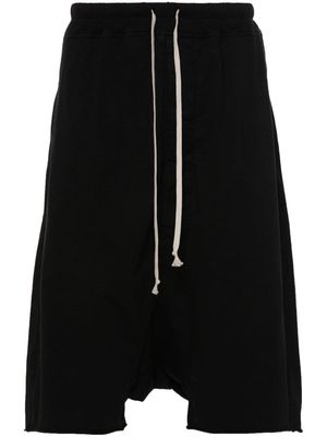 Rick Owens DRKSHDW Drawstring Pods cotton shorts - Black