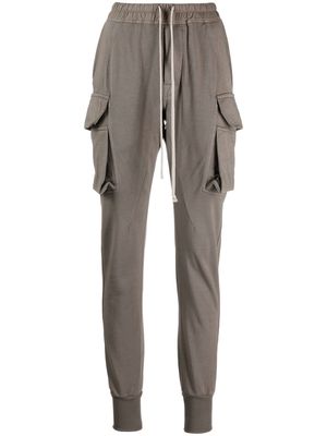 Rick Owens DRKSHDW drawstring-waist cargo tapered trousers - Brown